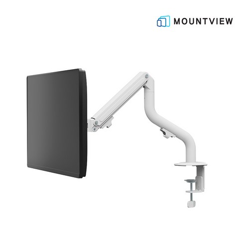 좁은 책상, 거북목 고민 해결! 마운트뷰 카멜레온 모니터 암으로 쾌적한 작업 환경을 만드세요.