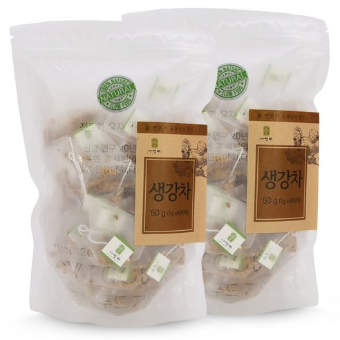 자연애 생강차, 1g, 50개입, 2개