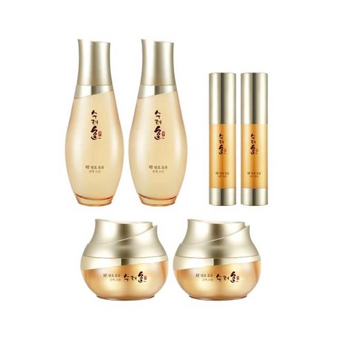 수려한 발효 효윤 6종(스킨X2+크림X2+앰플X2), 1개
