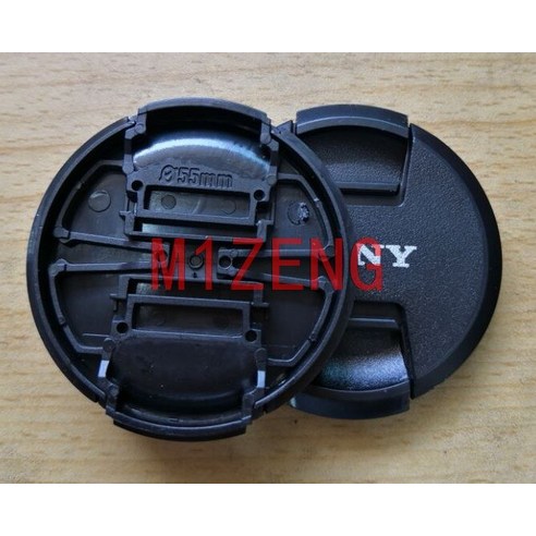 405 49 52 55 58 62 67 72 77 82mm 전면 렌즈 캡 알파 E 마운트 a7 a9 a7r2 a550 a6300 카메라, 02 sony logo_07 55mm, 1개
