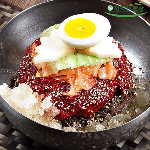 정직한밥상 여름 대표 별미 칡비빔냉면 10인분 (칡냉면+비빔장)