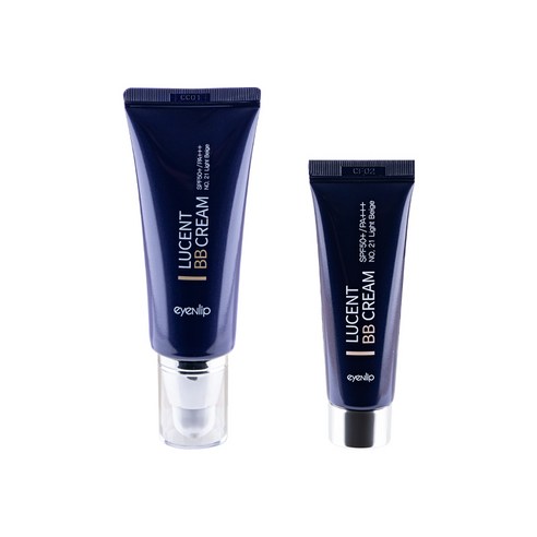 [eyenlip] 이벤트 특가 루센트 비비 크림 2 Color / 50ml 20ml /특가, 21호 라이트 컬러, 1세트 라이트풀cc+