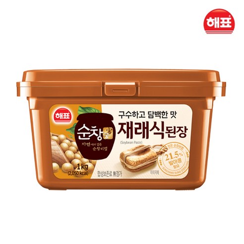 [무료배송]해표 순창궁 재래식 된장(1kg), 1개, 1kg