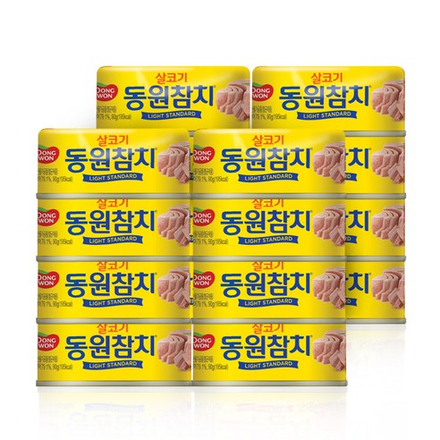동원 살코기 참치, 90g, 16개