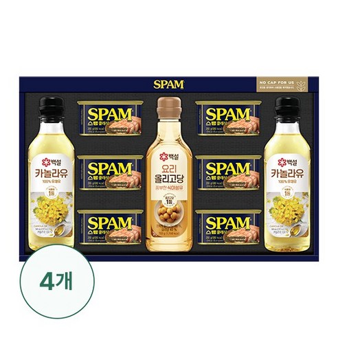 추석 스팸선물세트 스팸스위트1호 x 4세트, 없음