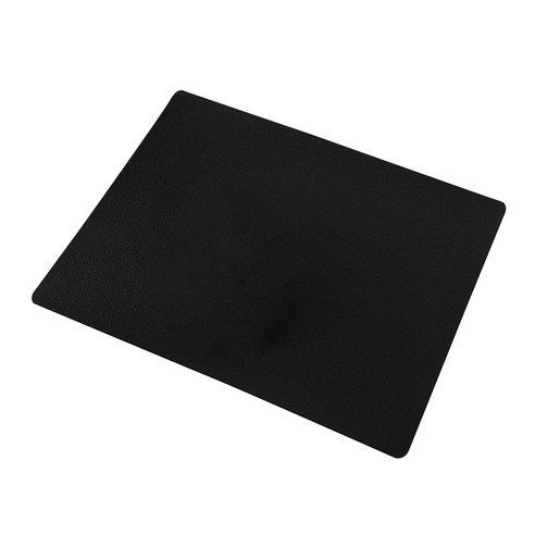 YSSHOP 책상 패드 PU 가죽 책상 마우스 패드 작업 게임용 내구성 책상 쓰기 패드 사무실 홈 액세서리 - 23x19cm, 블랙