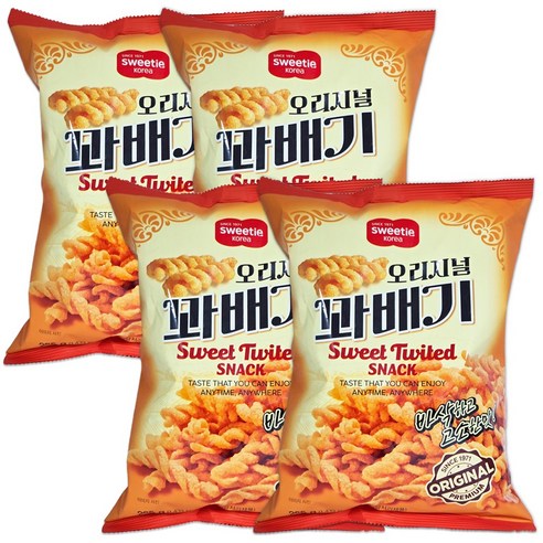스위티코리아 오리지널 꽈배기 285g, 4개, 285g