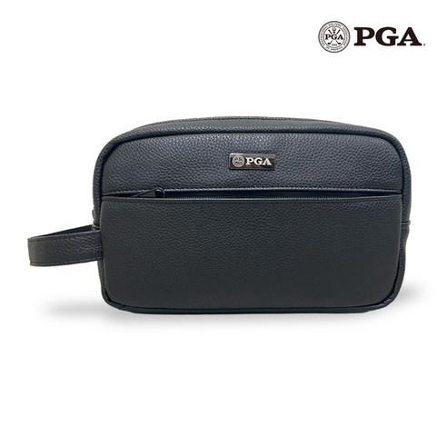PGA 프리미엄 데일리 골프 파우치백 PGABG19, 1개, 블랙