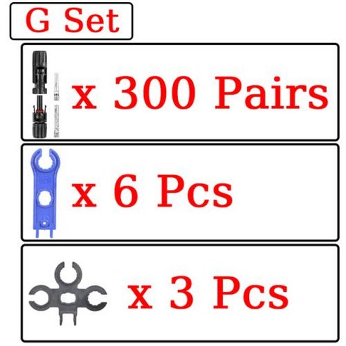 광 PV 커넥터 Y T 타입 PV MC 케이블용 브랜치 커넥터 키트 모듈 2 5mm 4mm 6mm 30A 1000V 3 4 5 6 7 웨이, 60) G Set  100 SETS