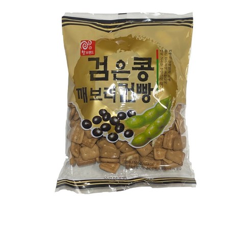 참브랜드검은콩깨보리건빵 대용량 과자 행사용건빵 440g, 2개