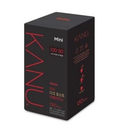 카누 미니 다크 로스트 아메리카노, 0.9g, 260개