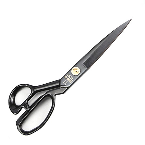 프리미엄 블랙 재단가위 수선 리폼 원단 봉제 공예 용 가위, 2개, 11인치(28.5cm)