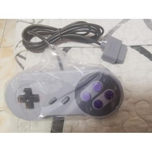 게임패드 호환 닌텐도 SNES 패드 컨트롤러 슈퍼 패미콤 파이팅 커맨더 1PC, 1개