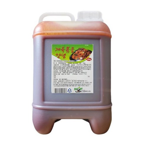 뉴그린 제육볶음 양념장 10kg 전문업소용 대용량 제육덮밥 소스 - 기타소스 | 쿠팡