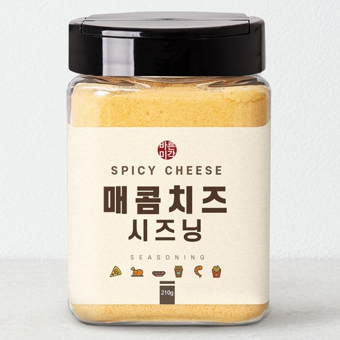 바른미각 매콤치즈 시즈닝, 1개, 210g