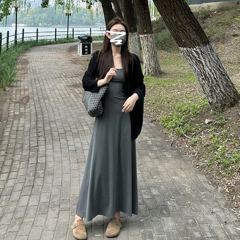 로로희 쥬크 원피스 톰보이 김남주 딘트 럭키슈에뜨 플리츠프릴츠 롱 A043