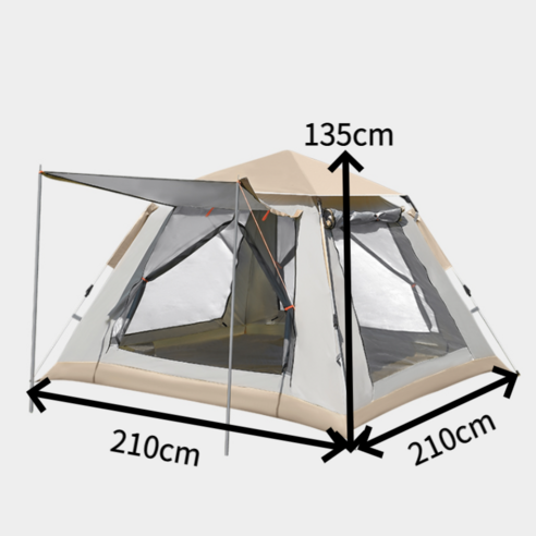 편안한 야외 경험을 위한 초간편 원터치 텐트