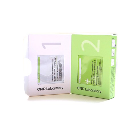 CNP 차앤박 안티포어 블랙헤드 퍼펙트 클리어 코팩 키트: 매끈한 코를 위한 섬세한 솔루션 차앤박코팩
