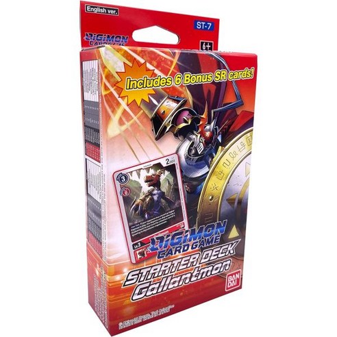 디지몬 25주년 이시다 디지몬펜들럼 디지몬굿즈 디지몬가챠 MGO 2021 영문 TCG ST7 갈란트몬 스타터 덱 54장