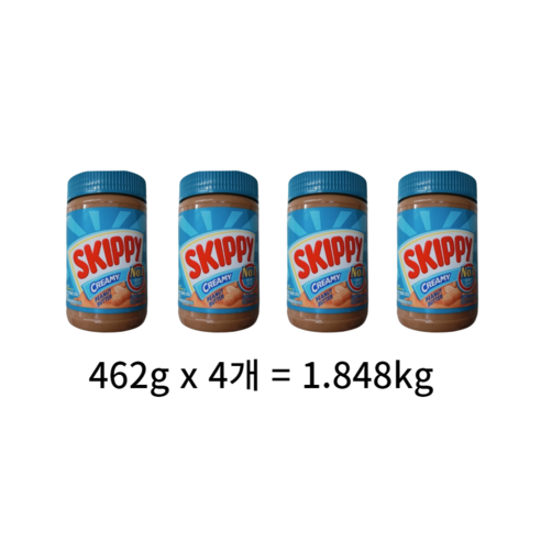 스키피 땅콩버터 크리미, 1.36kg, 1개