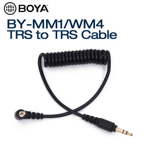 보야 BY-MM1/WM4 TRS to TRRS 케이블의 제목을 다음과 같이 다시 작성해보세요. 

보야 BY-MM1/WM4 TRS에서 TRRS로 변환하는 케이블 DSLR