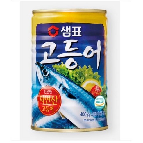 샘표 원터치 고등어 통조림, 400g, 17개