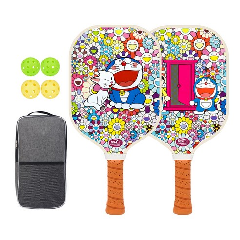 Pickleball피클 라켓탄소 섬유 소재프로 라켓, colorful, 2개