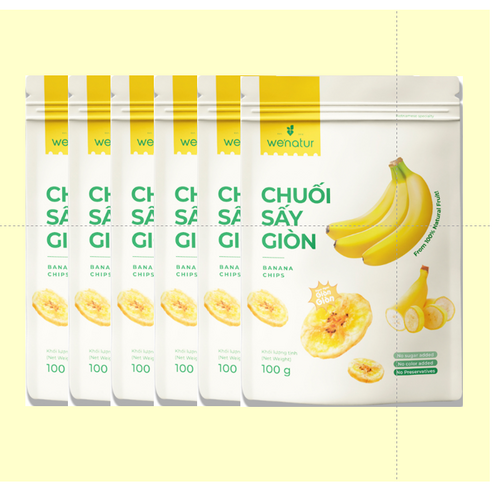 위나투 바나나칩 100g x 6ea, 6개