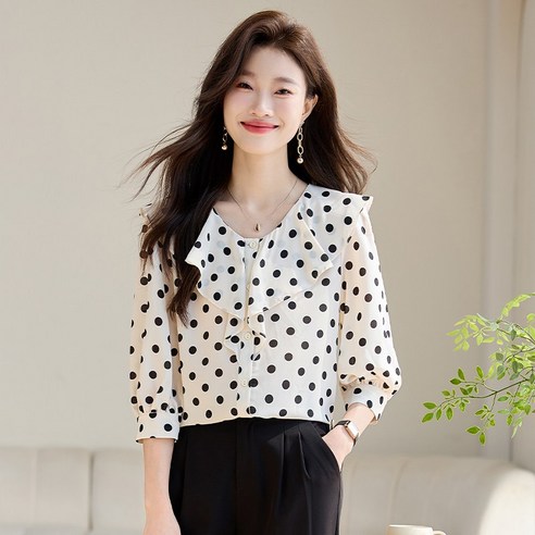 루스피레 여름 여성 반팔 셔츠 블라우스 바네사브루노블라우스 루스피레 여름 여성 반팔 셔츠 블라우스 바네사브루노블라우스