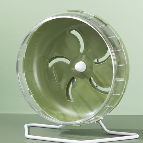 슈슈펫 햄스터 휠 쳇바퀴 런닝 휠 21cm, 1개, 그린
