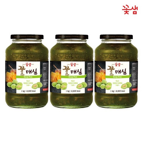 꽃샘 꿀매실차 1kg, 4개, 4개, 1개입 황매실가격