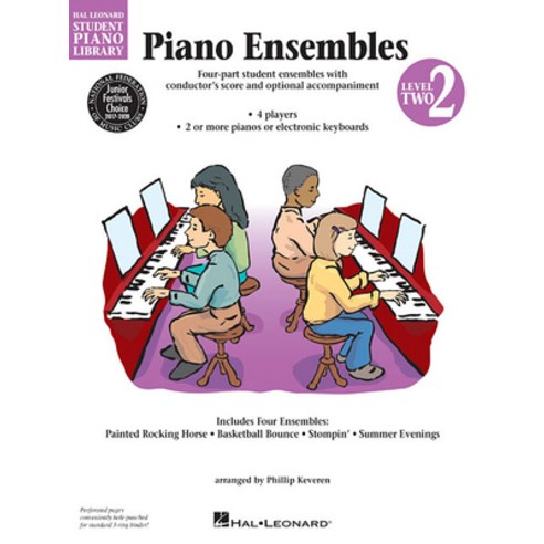 Piano Ensembles Level 2: Hal Leonard Student Piano Library National Federation of Music Clubs 2020-2... Paperback, Hal Leonard Publishing Corporation