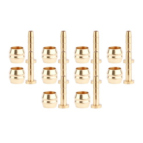 Shimano Bh90/59 용 10pcs 자전거 브레이크 오일 니들 헤드 슈트, 골든, 놋쇠