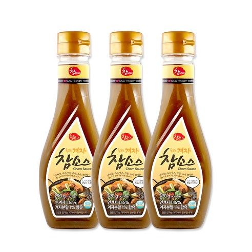 참 겨자 참소스, 290g, 3개