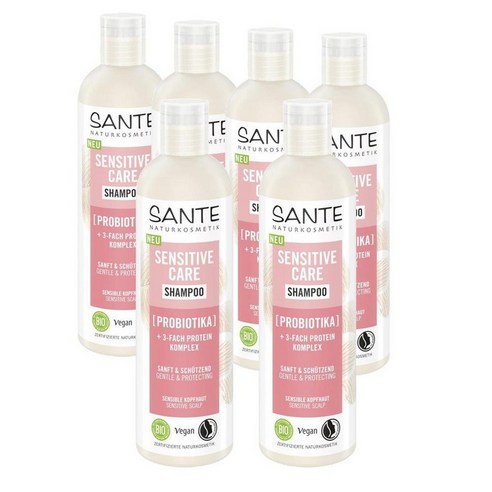 독일 산테 나투어 코스메틱 Sante 센서티브 케어 샴푸, 2개, 250ml