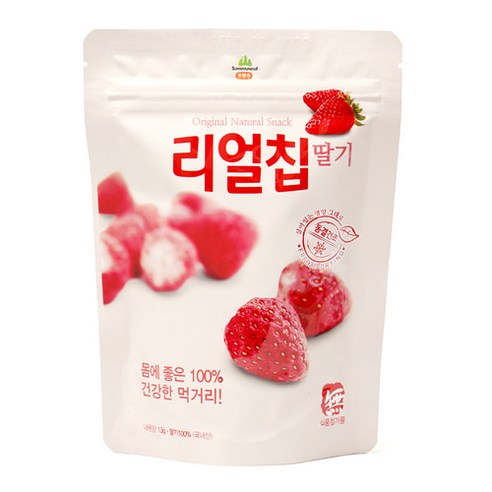 동결건조 딸기칩 과일칩 리얼칩 13g 산마을, 1개