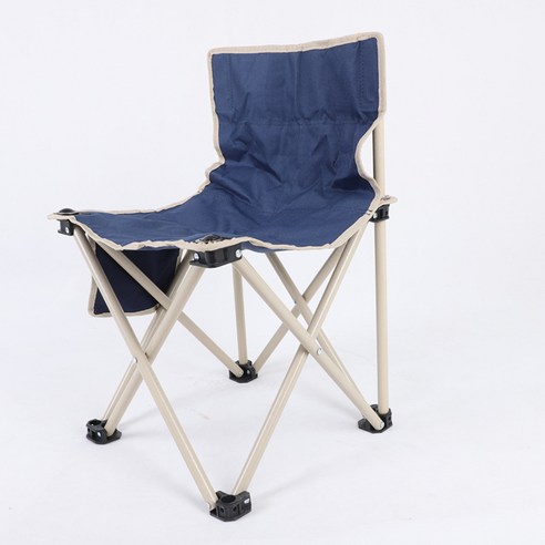 신형 비치 의자 휴대용 접의자 캠핑 낚시 접의자 야외 레저 감독 의자, 청색