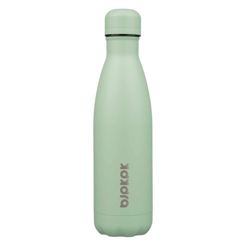 bjpkpk 스테인리스 스틸 단열 보온병, 1개, 마카롱 그린, 500ml