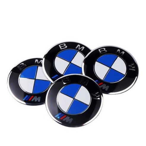 BMW 휠 배지 호환 자동차 스타일링 센터 허브 캡 스티커 데칼 M M3 M5 M6 X1 X3 E46 E90 E39 F10 F20 F30 G20 E60 E36 E34 56mm 60, 3) A 65mm, 1개