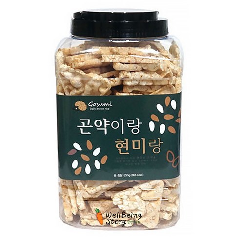 곤약팝콘 곤약이랑 현미랑 250g, 250g(1개), 2개 Best Top5