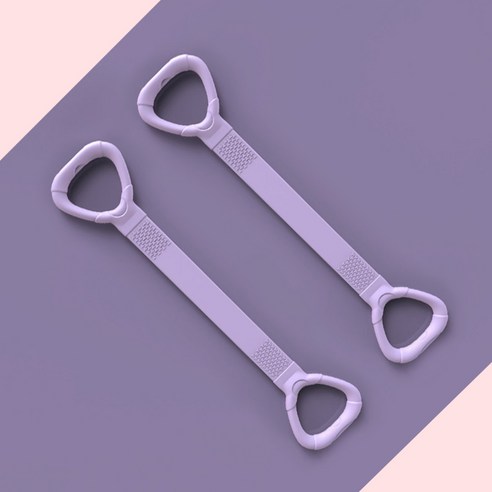 코지픽 스트레칭 탄력 요가 밴드 2p, 바이올렛, 0.35mm, 2개