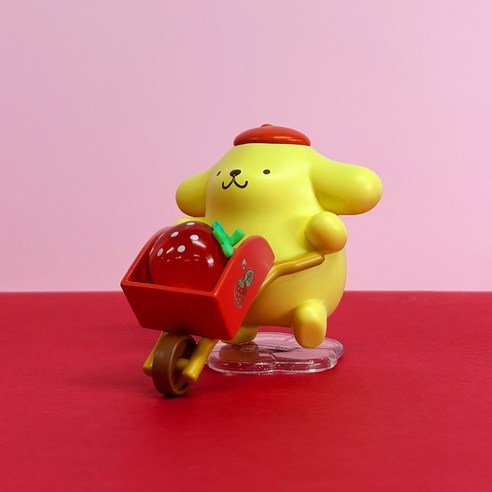 매력적인 디자인과 고품질의 소재로 만들어진 산리오 딸기농장 장난감 미니 랜덤 포차코 쿠로미 시나모롤 피규어