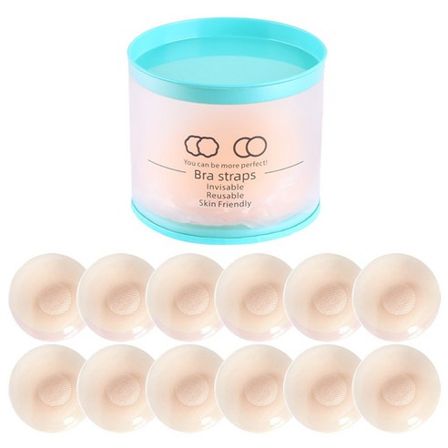 와니즈 실리콘 스킨핏 니플패치 누드브라 NEW, 1세트