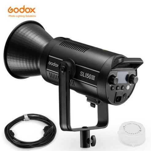 정시출고 Godox SL150III LED 비디오 조명 보웬스 마운트 일광 균형 5600K 2.4G 무선 X 시스템, 01 SL150III Only, 01 SL150III_01 CHINA