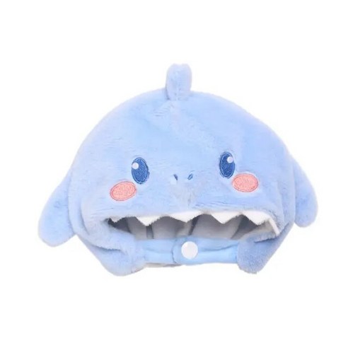 에버랜드 모자 인형 20cm, 동물 머리 귀가 가능한 봉제 의류 변경 드레싱 에버랜드자유이용권