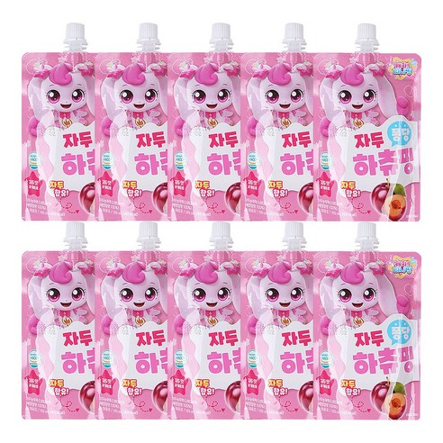 캐치티니핑 자두 퐁당 하츄핑 음료수, 1박스, 1000ml