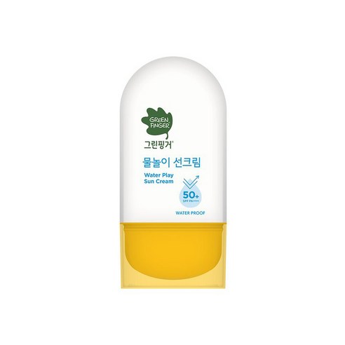 [그린핑거][그린핑거]물놀이 선크림 워터프루프 50ml, 1개