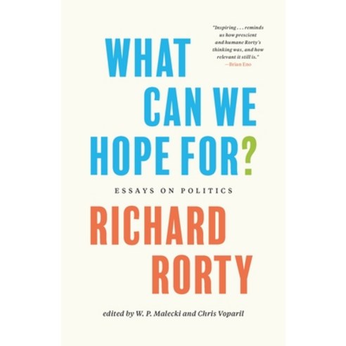 (영문도서) What Can We Hope For?: Essays on Politics Paperback, Princeton University Press, English, 9780691222905