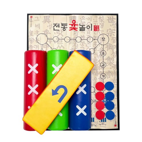 혼합색상의 39cm 중형 자이언트 윷놀이 세트 2 자이언트 중형 윷놀이 세트 39cm, 혼합색상