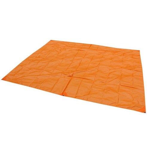 피크닉 텐트 발자국 양산 그라운드 시트를위한 휴대용 방수 캠핑 Tarp, 오렌지, 설명
